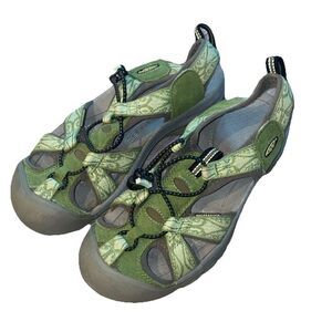 KEEN Venice H2 Hiking Sandals Women's Size 7.5 Green Waterproof